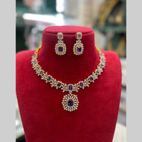 FS Collection Premium Austrian Stone And Crystal Stone Necklace Set