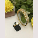 FS Collection Elegant American Diamond Bracelet And Ring Matching Combo Set 