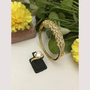 FS Collection Elegant American Diamond Bracelet And Ring Matching Combo Set 