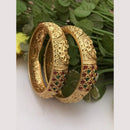 FS Collection Heritage Style Pota Stone Bangles Set
