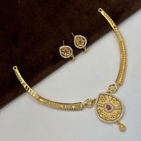FS Collection Glamorous Austrian Stone Elegant Necklace Set