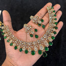 FS Collection Sparkling American Diamond Designer Necklace Set
