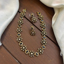FS Collection Glamorous Crystal Stone Necklace Set