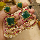 FS Collection Pota Stone Designer Dangler Earrings