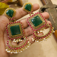 FS Collection Pota Stone Designer Dangler Earrings