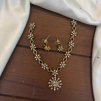 FS Collection Premium Austrian Stone And Crystal Stone Necklace Set