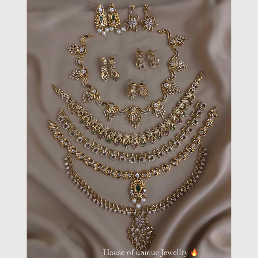 FS Collection Royal Austrian Stone Jewellery Combo Set