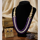 FS Collection Elegant Pota Stone And Beads Necklace Set