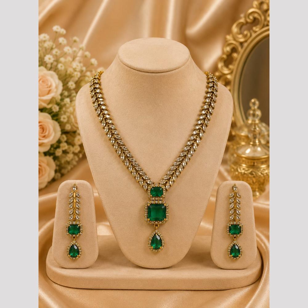 FS Collection Dazzling Crystal And Austrian Stone Necklace Set