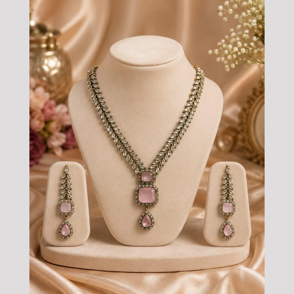FS Collection Dazzling Crystal And Austrian Stone Necklace Set