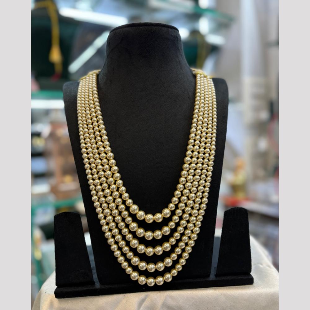 FS Collection Fancy Multi Layer Beads Long Necklace Set
