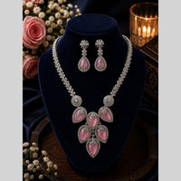 FS Collection Royal Look American Daimond And Austrian Stone Necklace Set