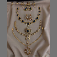 FS Collection Fashion Austrian Stone Combo Necklace Set