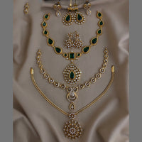 FS Collection Fashion Austrian Stone Combo Necklace Set