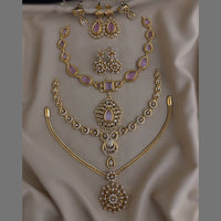 FS Collection Fashion Austrian Stone Combo Necklace Set