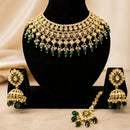 FS Collection Classic Pota Stone And Beaded Necklace Set