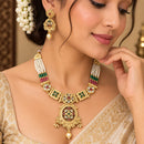 FS Collection Elegant Pota Stone Pearl And Beads Necklace Set
