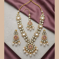 FS Collection Elegant Pota Stone Pearl And Beads Necklace Set