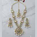 FS Collection Elegant Pota Stone Pearl And Beads Necklace Set