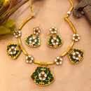 FS Collection Elegant Pota Stone Necklace Set