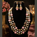 FS Collection Elegant Pota Stone And Beads Necklace Set