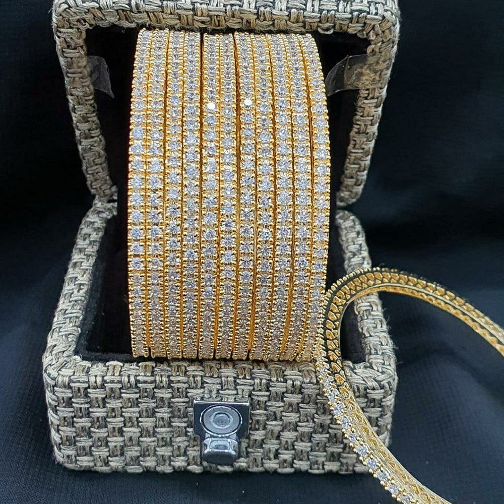 FS Collection Premium Austrian Stone Bangles Set