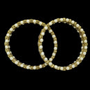 Amity Arts Gold Plated American Diamonds And Pearls  Bangle  (2 Piece)