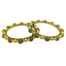 Amity Arts Gold Plated Bangles Set (2 Piece Only)