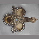 Viky Brass Metal Gold Plated Designer Diya
