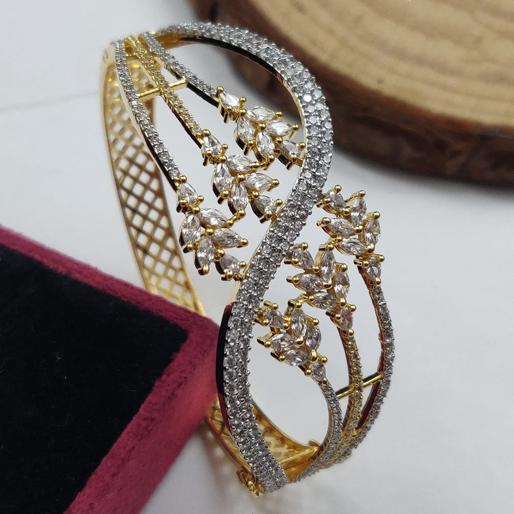 Vivha Creations Luxury American Diamond Designer Openable Bracelet