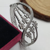 Vivha Creations Luxury American Diamond Designer Openable Bracelet