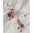 Vivah Creations Glamorous Stylish American Diamond Ear Cuff Earrings
