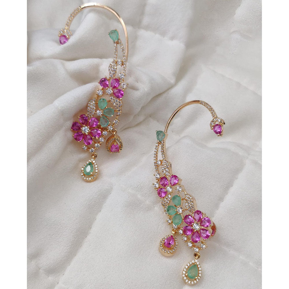Dark Pink & Green