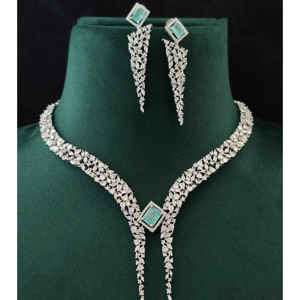 Vivah Creations Glamorous Stylish American Diamond Ear Cuff Earrings