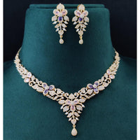 Vivah Creations Luxury Look American Diamond Set for Girls