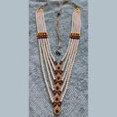 Ravechi Art Gold Plated Pearls Long Necklace