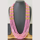 Ravechi Art Gold Plated Pearls Long Necklace