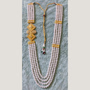 Ravechi Art Gold Plated Pearls Long Necklace