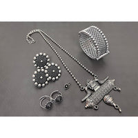 Akruti Collection Oxidised Plated Combo Set