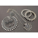 Akruti Collection Oxidised Plated Jewellery Combo Set