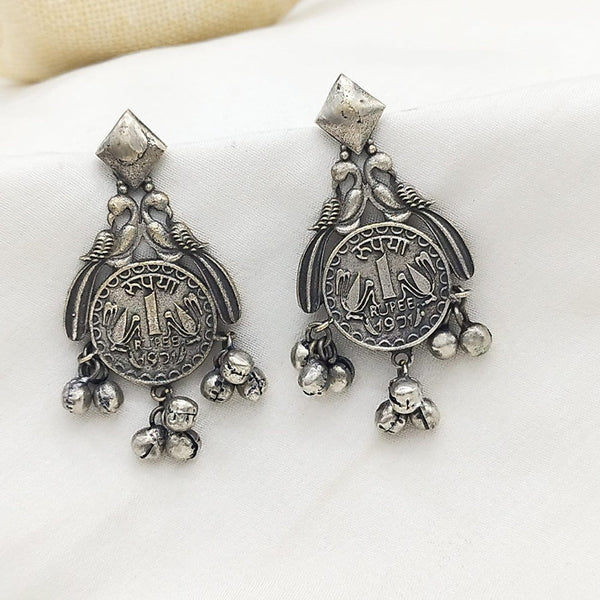 Akruti Collection Oxidised Plated Dangler Earrings