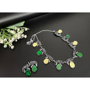 Akruti Collection Oxidised Plated Necklace Set