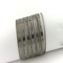 Akruti Collection Oxidised Plated Bangles Set