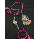 Akruti Collection Oxidised Plated Pearl Rakhi Combo