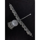 Akruti Collection Oxidised Plated Damini Maangtikka