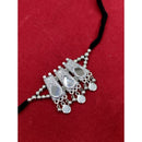 Akruti Collection Oxidised  Plated Choker Necklace Set