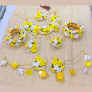 Akruti Collection Floral Jewellery Combo Set
