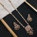 Akruti Collection Gold Plated Polki Kundan And Pearl Long Necklace Set