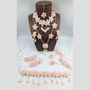 Akruti Collection Floral Jewellery Necklace Set