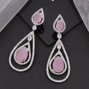 Akruti Collection Sparkling AD Dangler Earrings | Festive & Ethnic Wear